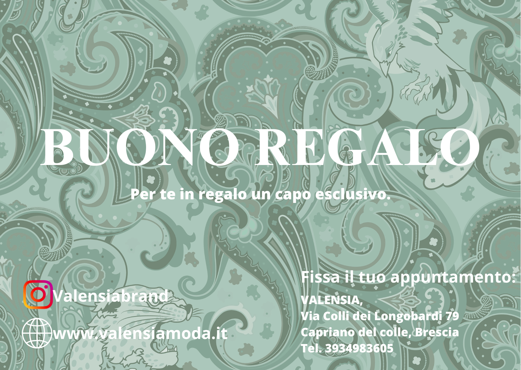 Buono regalo valensia - VALENSIA