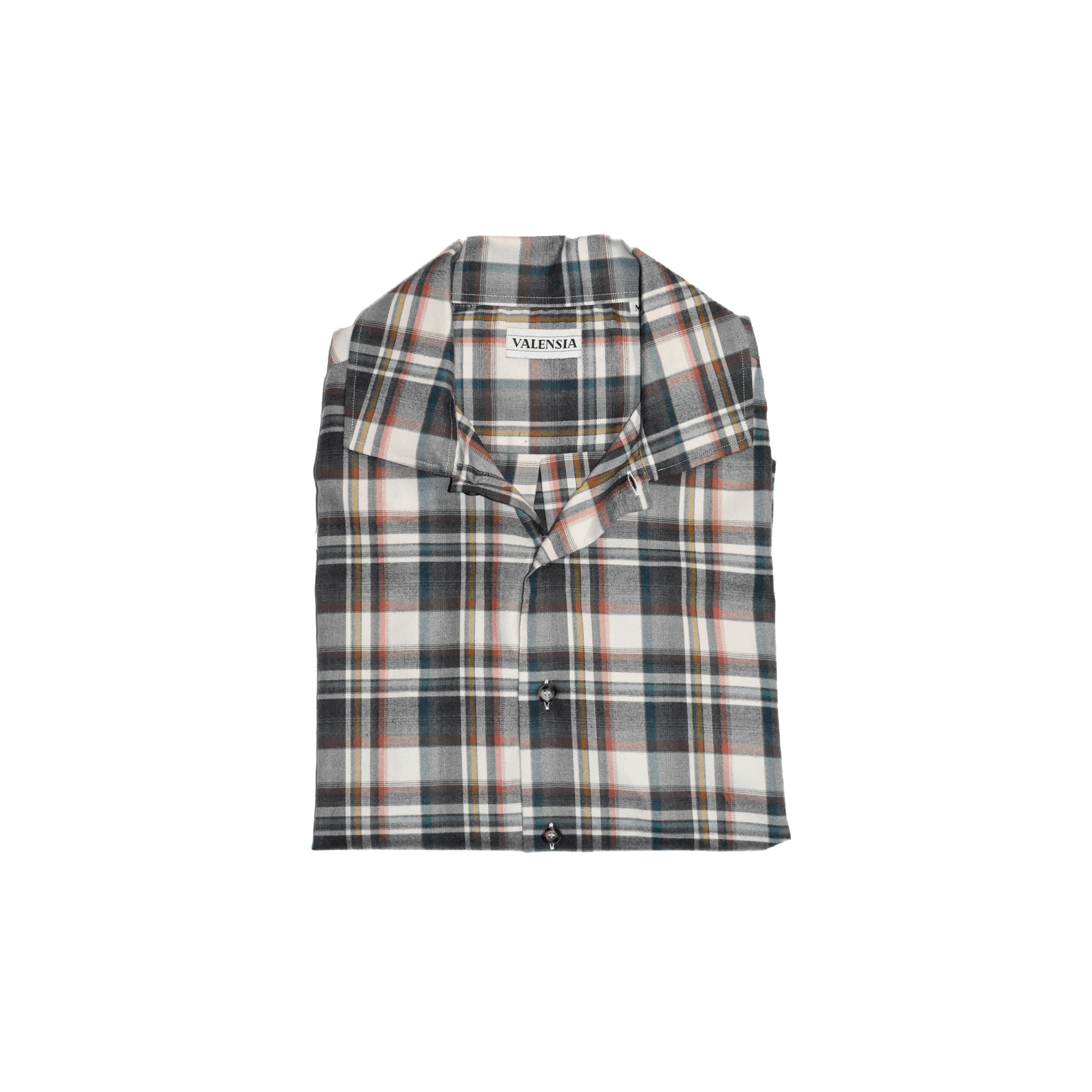 Camicia flanella a quadri sagoma davanti piegata - VALENSIA MODA